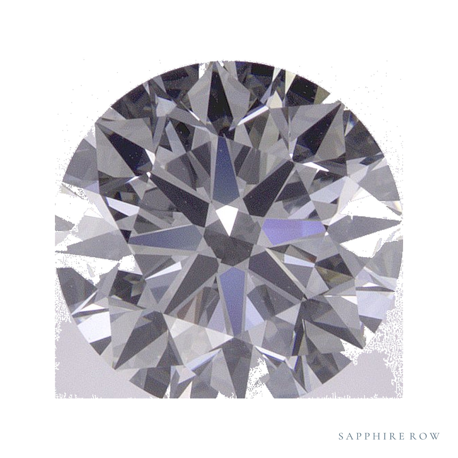 2.31 ct lab-grown diamond, round cut | Sapphire Row · cut4