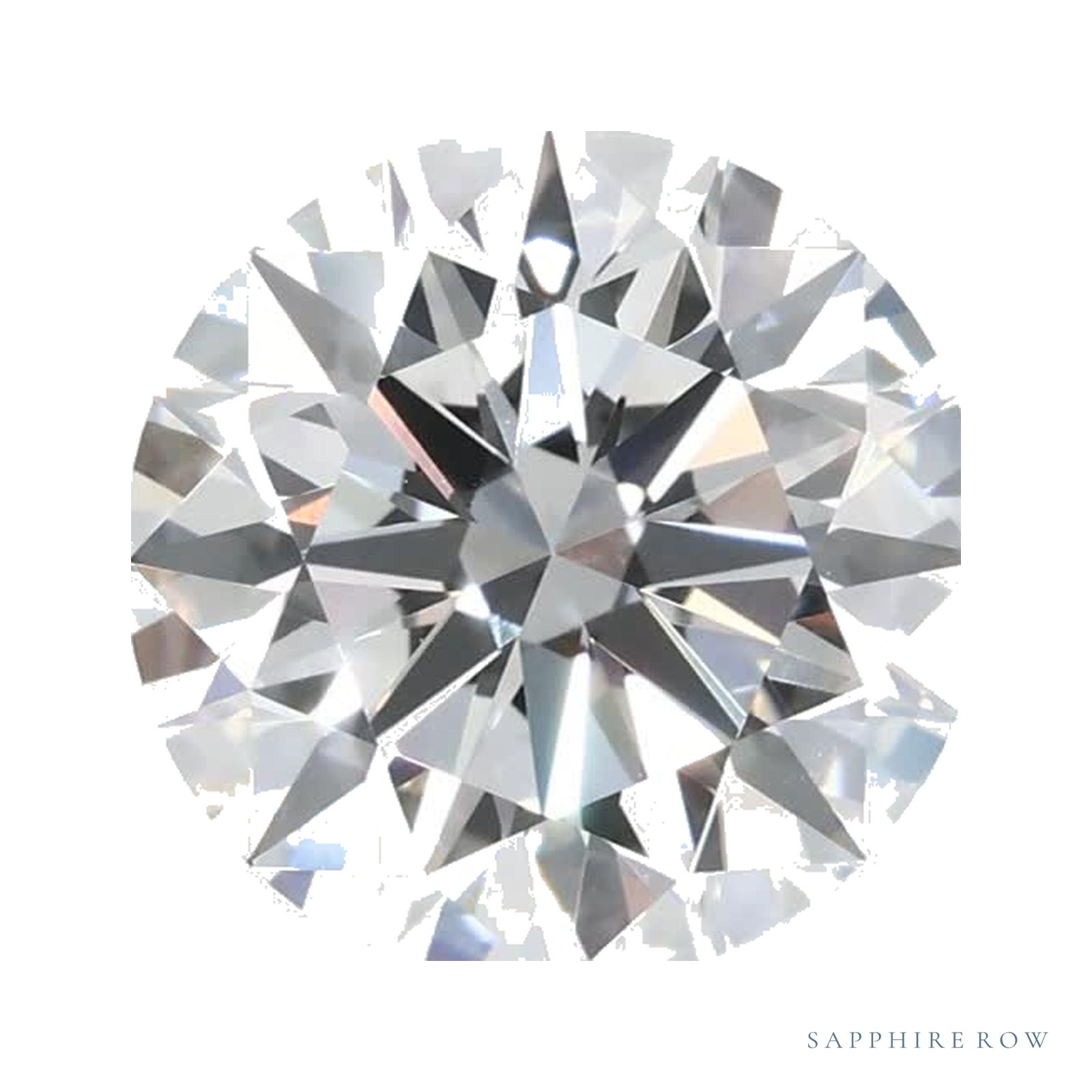 2.31 ct lab-grown diamond, round cut | Sapphire Row · cut4