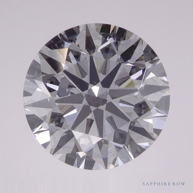 2.31 ct lab-grown diamond, round cut | Sapphire Row · cut6