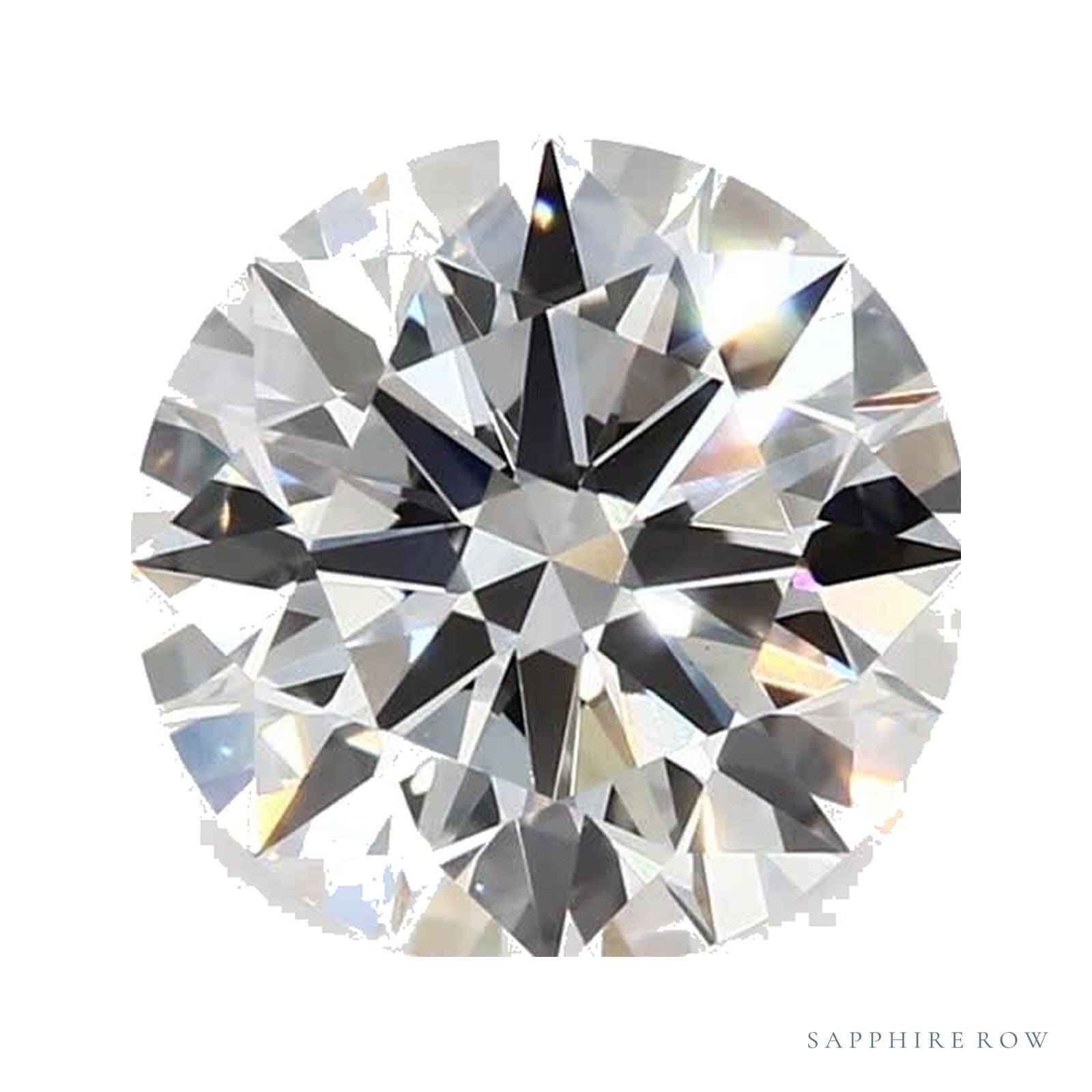 2.31 ct lab-grown diamond, round cut | Sapphire Row · cut4