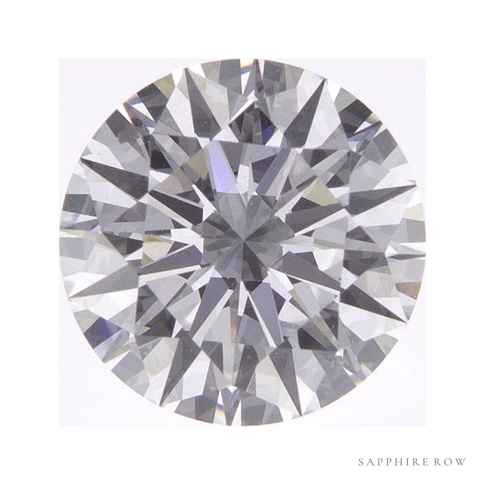 2.31 ct lab-grown diamond, round cut | Sapphire Row · cut4