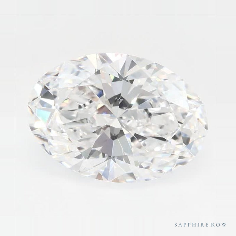 2.30 ct lab-grown diamond, oval cut | Sapphire Row · cut6