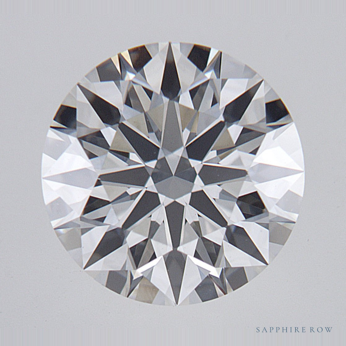 2.30 ct lab-grown diamond, round cut | Sapphire Row · cut6