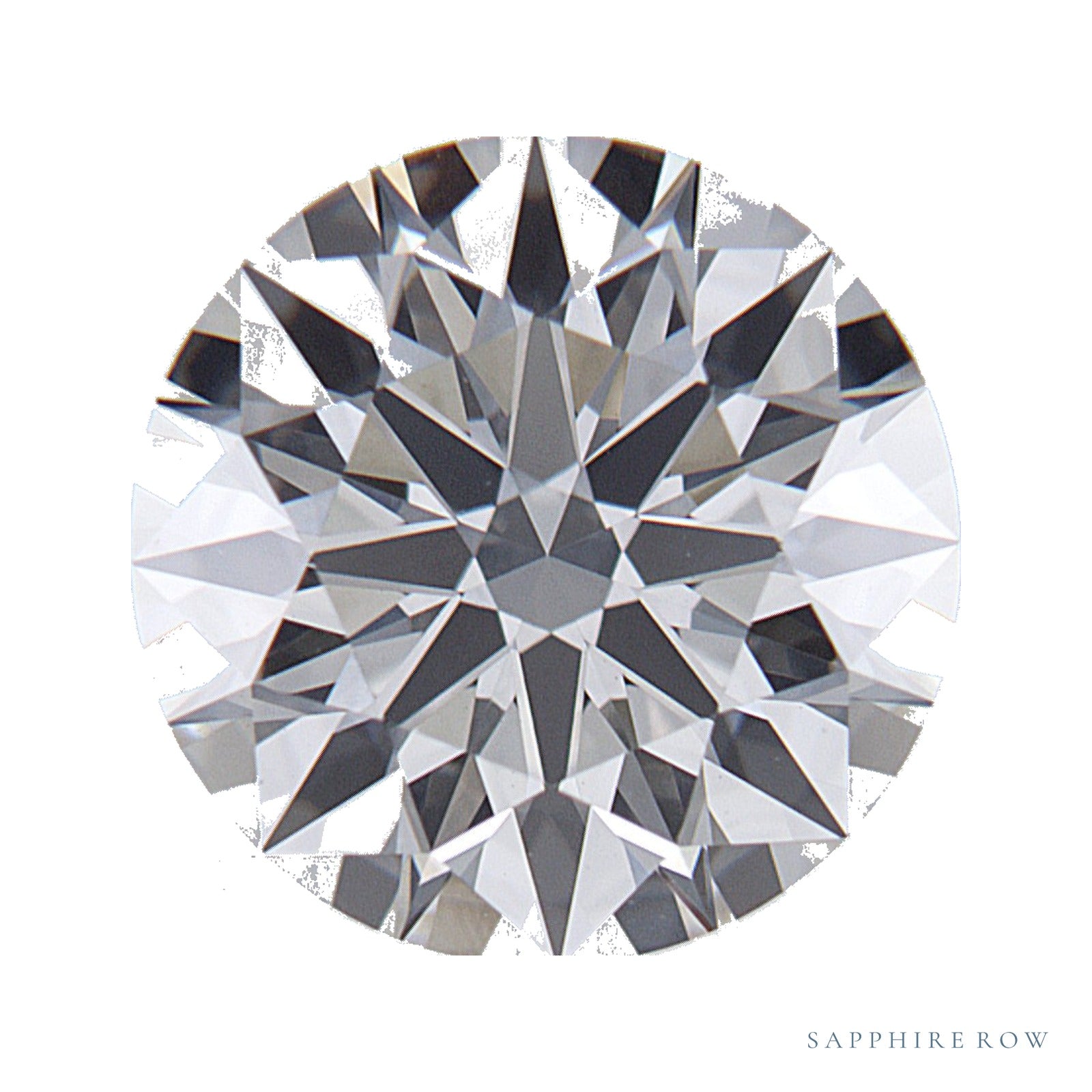 2.30 ct lab-grown diamond, round cut | Sapphire Row · cut4