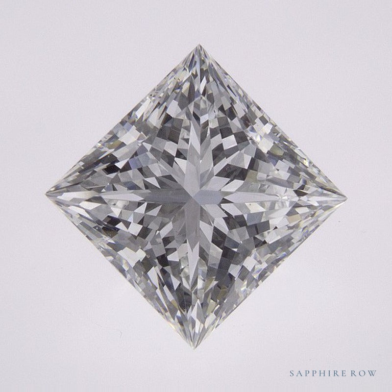 2.30 ct lab-grown diamond, square cut | Sapphire Row · cut6