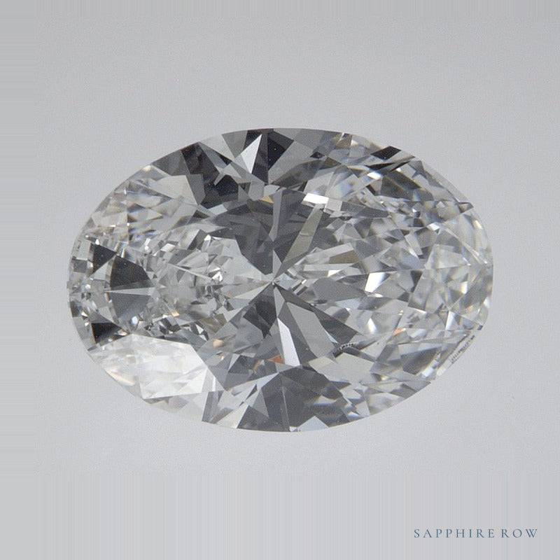 2.30 ct lab-grown diamond, oval cut | Sapphire Row · cut6