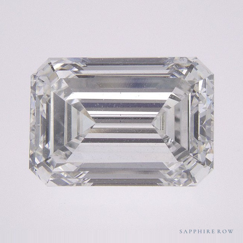 2.30 ct lab-grown diamond, emerald cut | Sapphire Row · cut6
