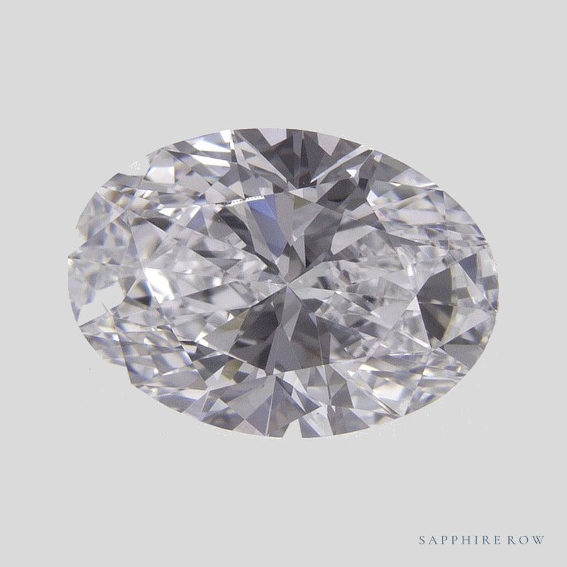 2.30 ct lab-grown diamond, oval cut | Sapphire Row · cut4 · cut5