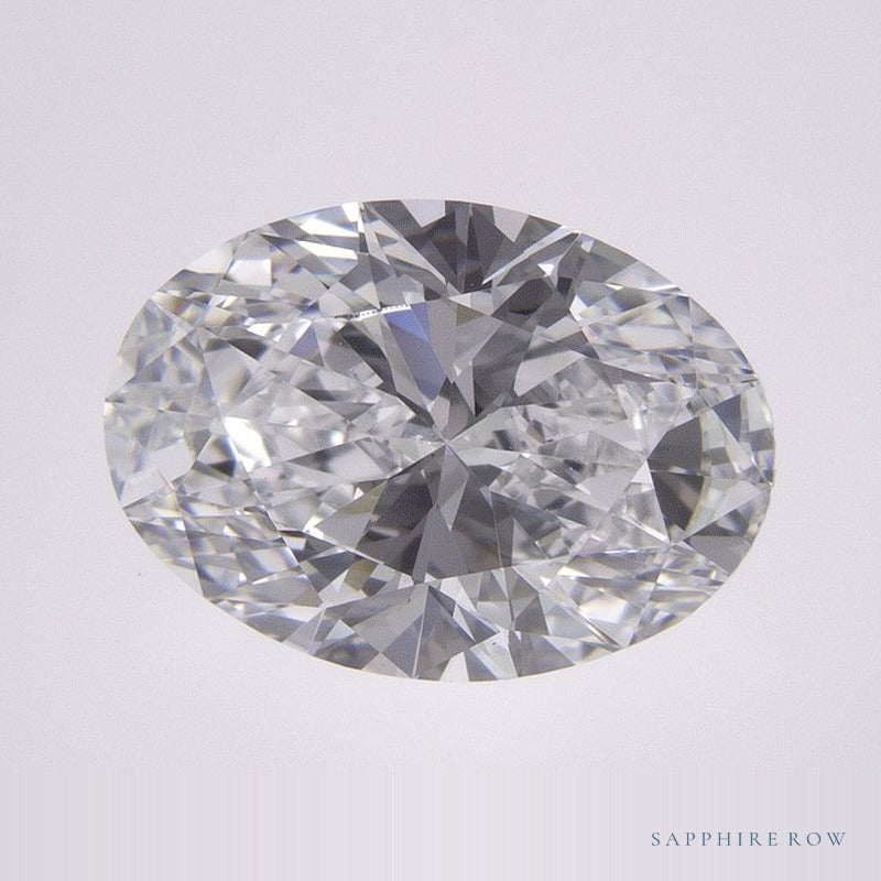 2.30 ct lab-grown diamond, oval cut | Sapphire Row · cut6