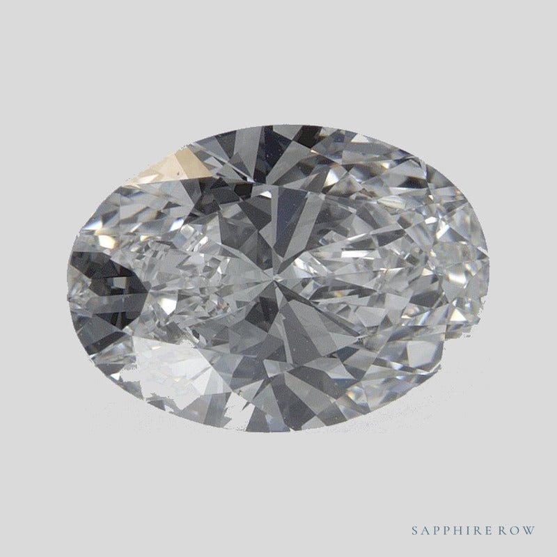 2.30 ct lab-grown diamond, oval cut | Sapphire Row · cut4 · cut5