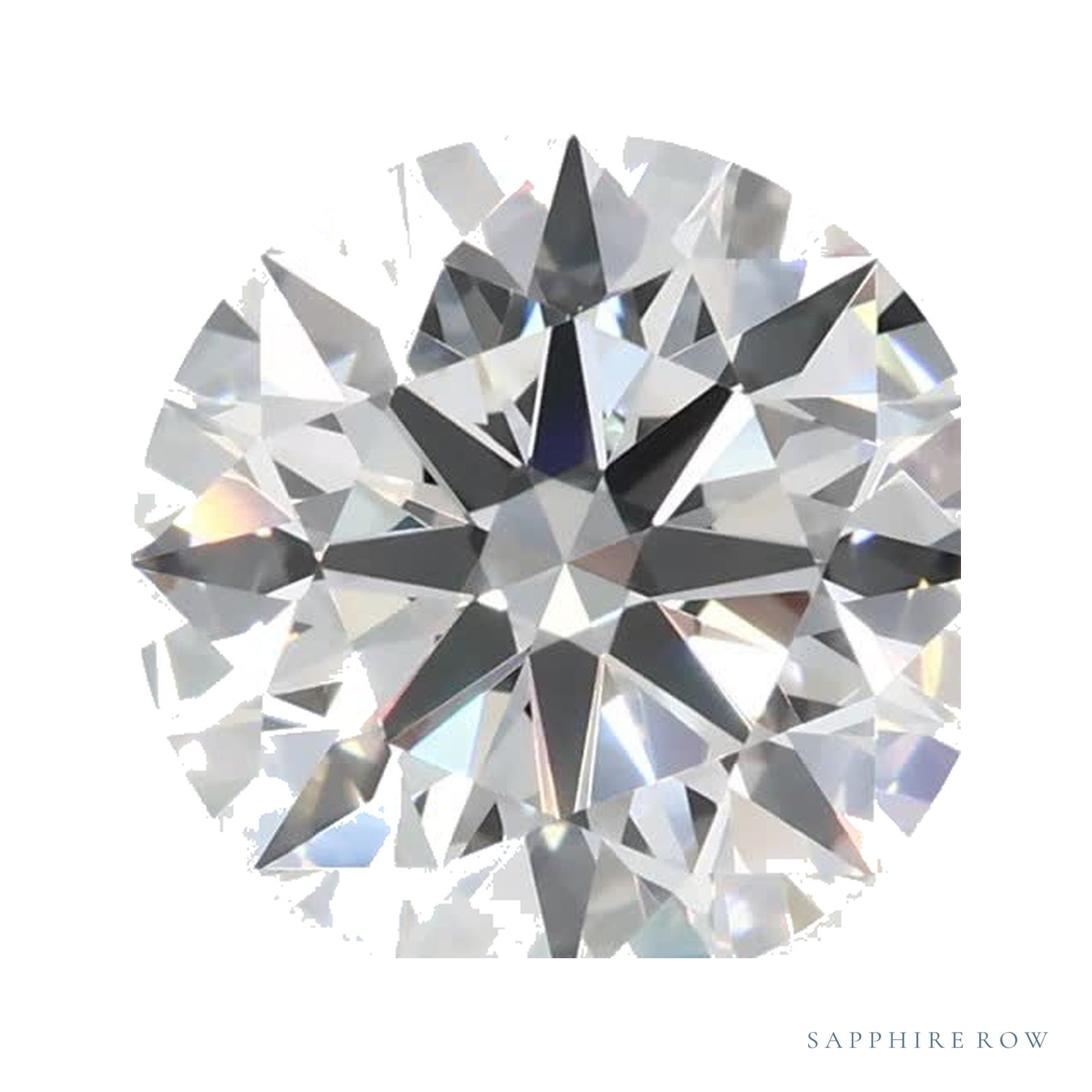 2.30 ct lab-grown diamond, round cut | Sapphire Row · cut4