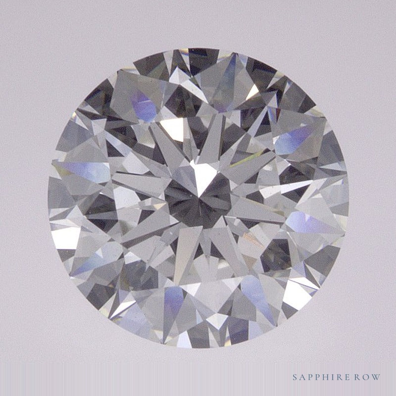 2.30 ct lab-grown diamond, round cut | Sapphire Row · cut6
