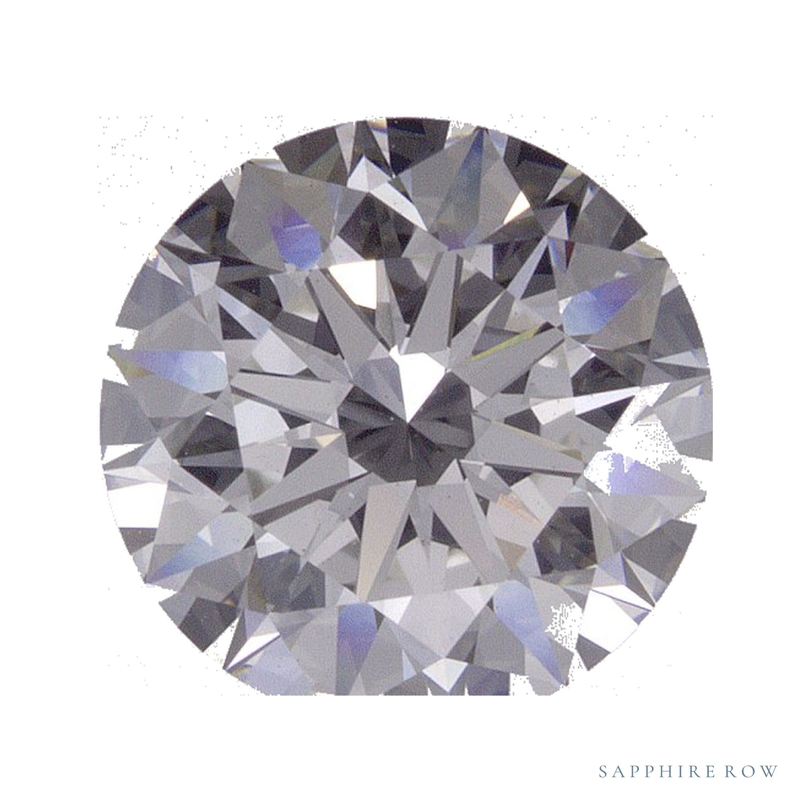 2.30 ct lab-grown diamond, round cut | Sapphire Row · cut4