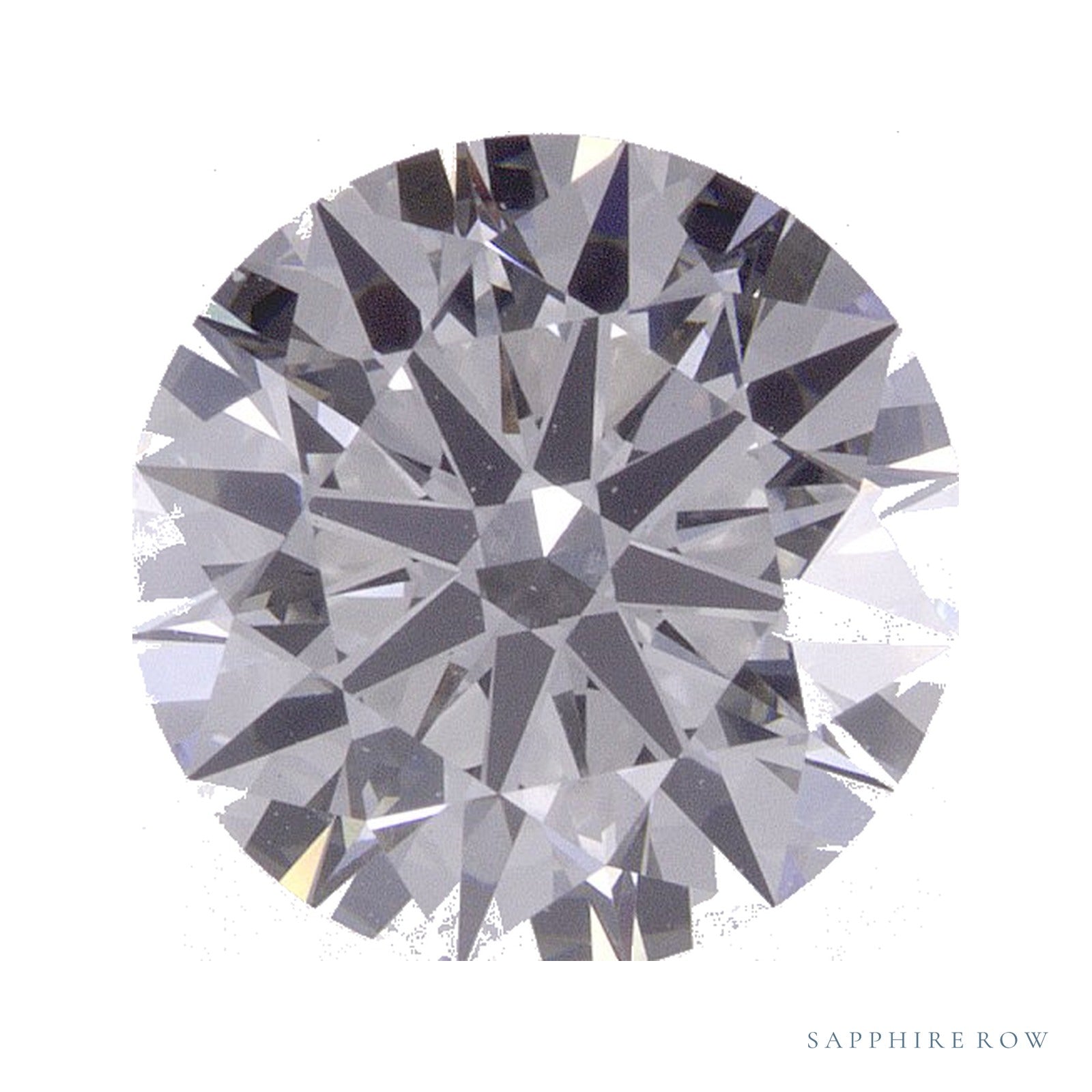 2.30 ct lab-grown diamond, round cut | Sapphire Row · cut4
