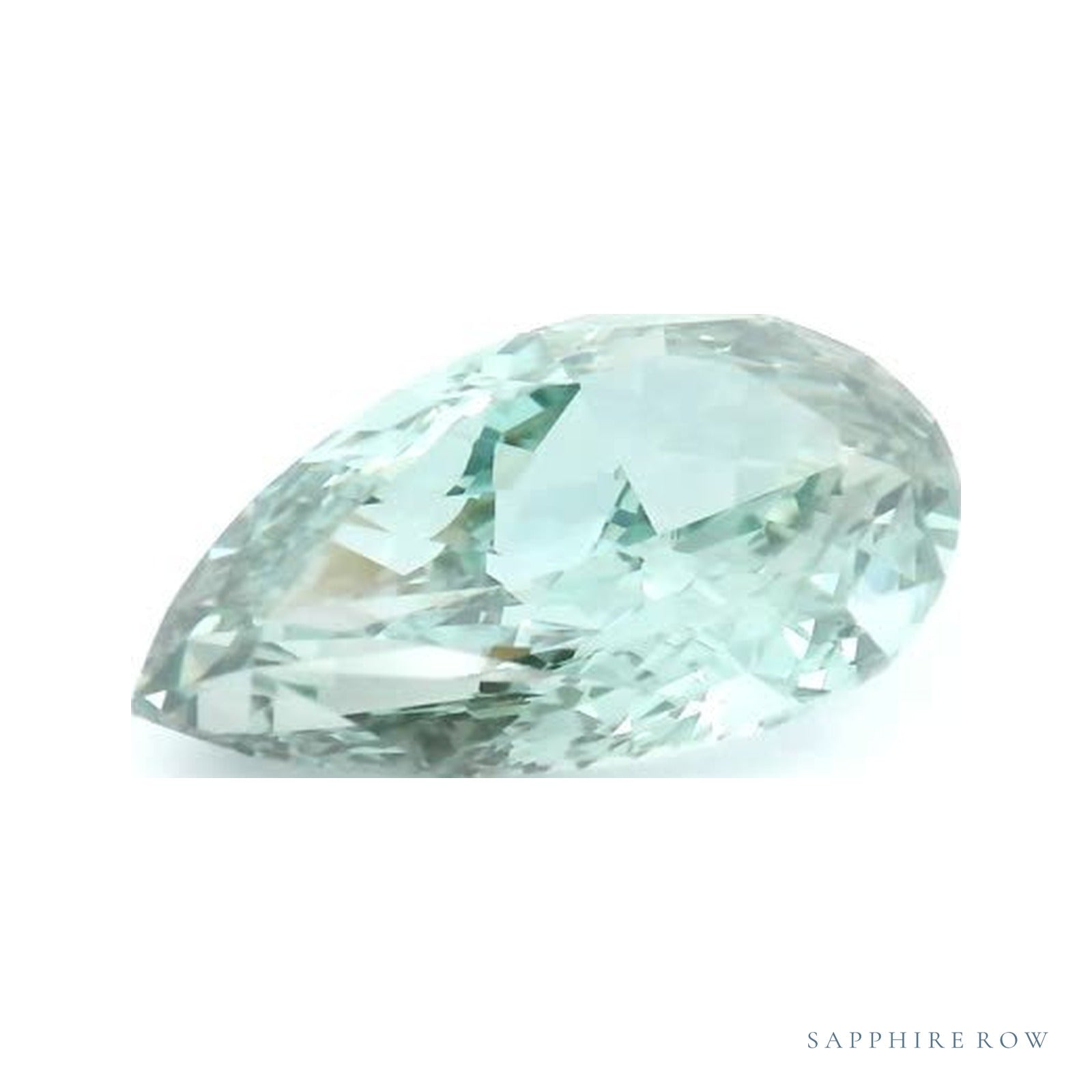 2.29 ct lab-grown fancy vivid green diamond, pear cut | Sapphire Row · cut4