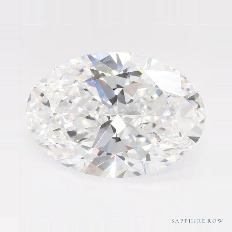 2.29 ct lab-grown diamond, oval cut | Sapphire Row · cut6