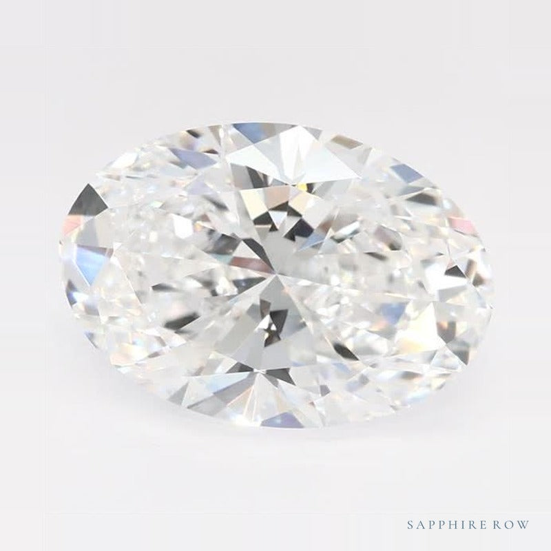 2.29 ct lab-grown diamond, oval cut | Sapphire Row · cut6
