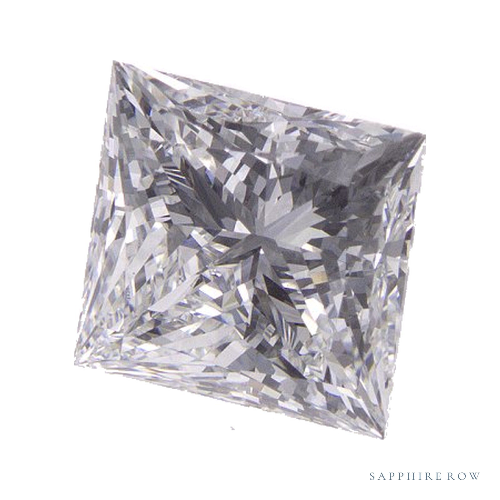 2.29 ct lab-grown diamond, square cut | Sapphire Row · cut4