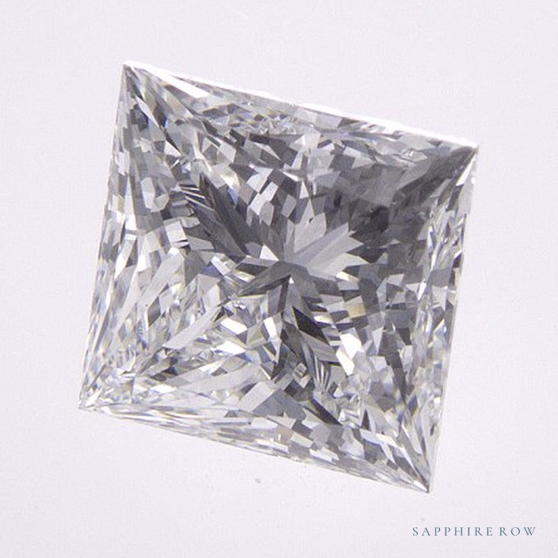 2.29 ct lab-grown diamond, square cut | Sapphire Row · cut6