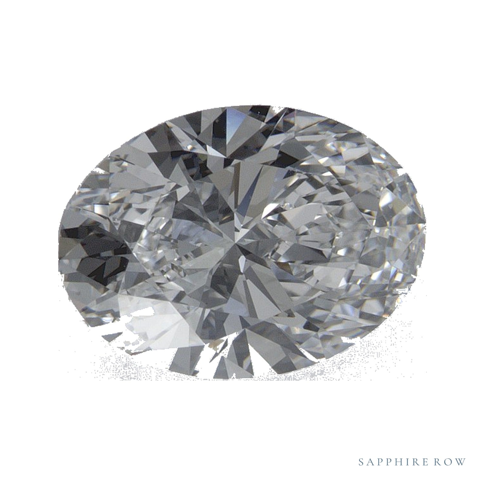 2.29 ct Oval Lab-Grown Diamond – D VVS1 – Faceted Cut – IGI Certified — Sapphire Row · cut4