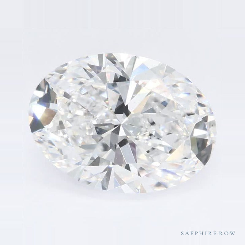 2.28 ct lab-grown diamond, oval cut | Sapphire Row · cut6