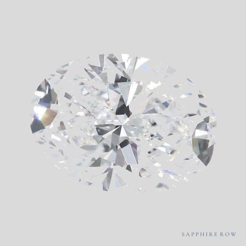 2.28 ct lab-grown diamond, oval cut | Sapphire Row · cut4 · cut5