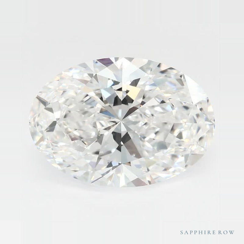 2.28 ct lab-grown diamond, oval cut | Sapphire Row · cut6
