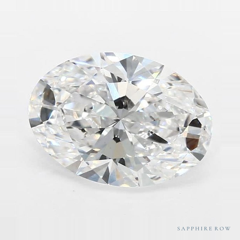 2.27 ct lab-grown diamond, oval cut | Sapphire Row · cut6