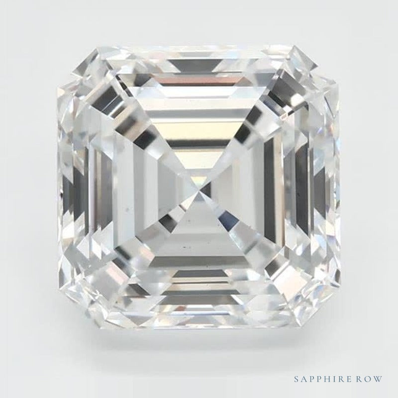 2.27 ct Asscher Lab-Grown Diamond – E VS2 – Step-cut – GCAL Certified — Sapphire Row · cut7