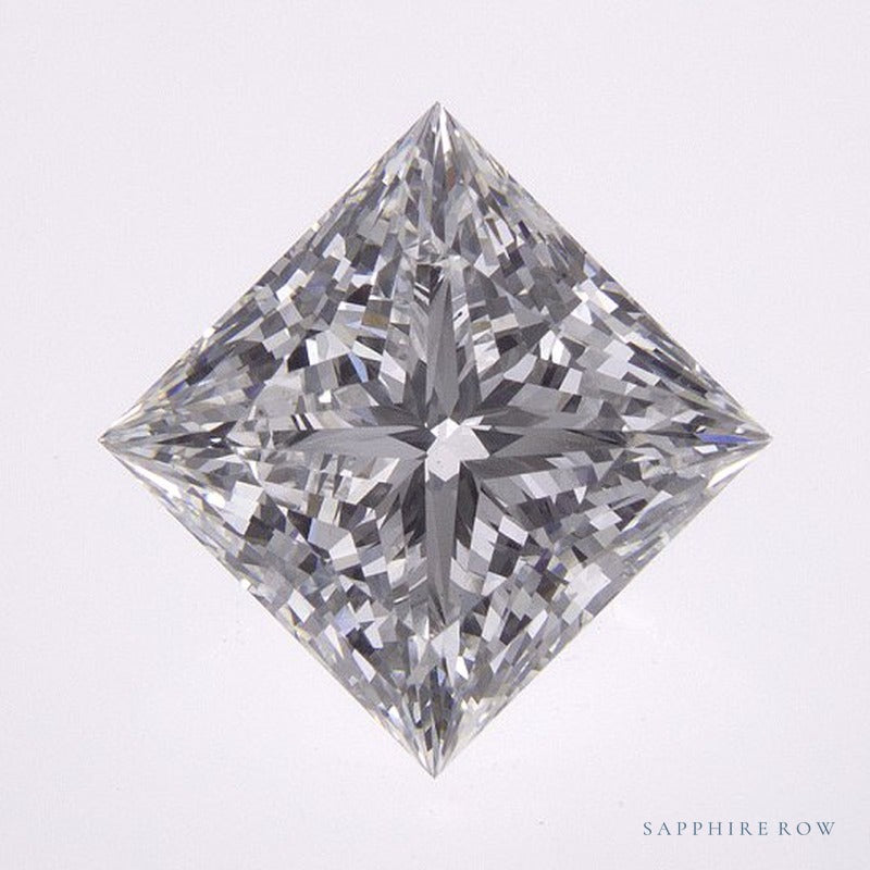 2.27 ct lab-grown diamond, square cut | Sapphire Row · cut6