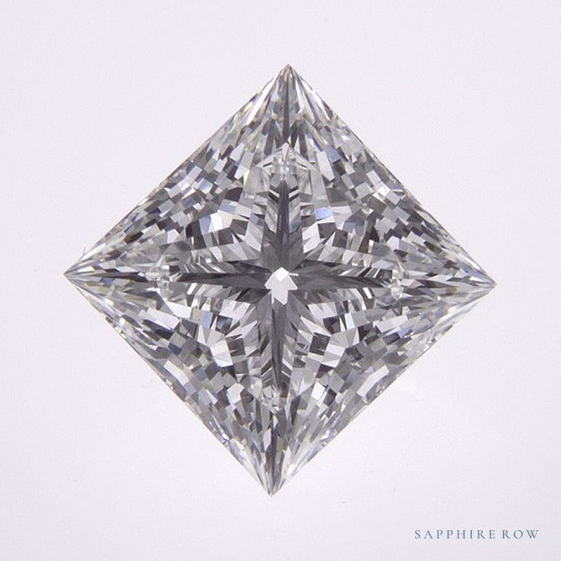 2.27 ct lab-grown diamond, square cut | Sapphire Row · cut6