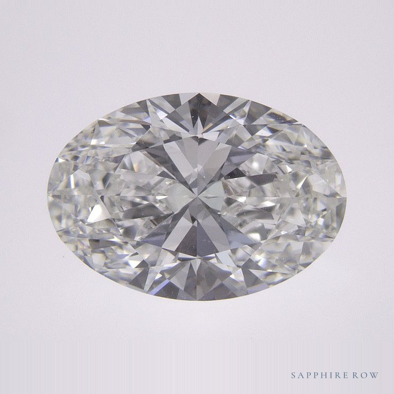 2.27 ct lab-grown diamond, oval cut | Sapphire Row · cut6