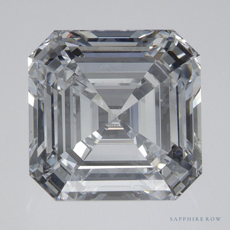 2.26 ct Asscher Lab-Grown Diamond – E VVS1 – Step-cut – IGI Certified — Sapphire Row · cut7