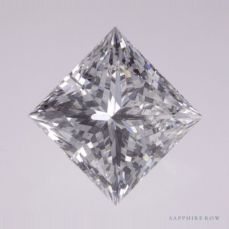 2.26 ct lab-grown diamond, square cut | Sapphire Row · cut7