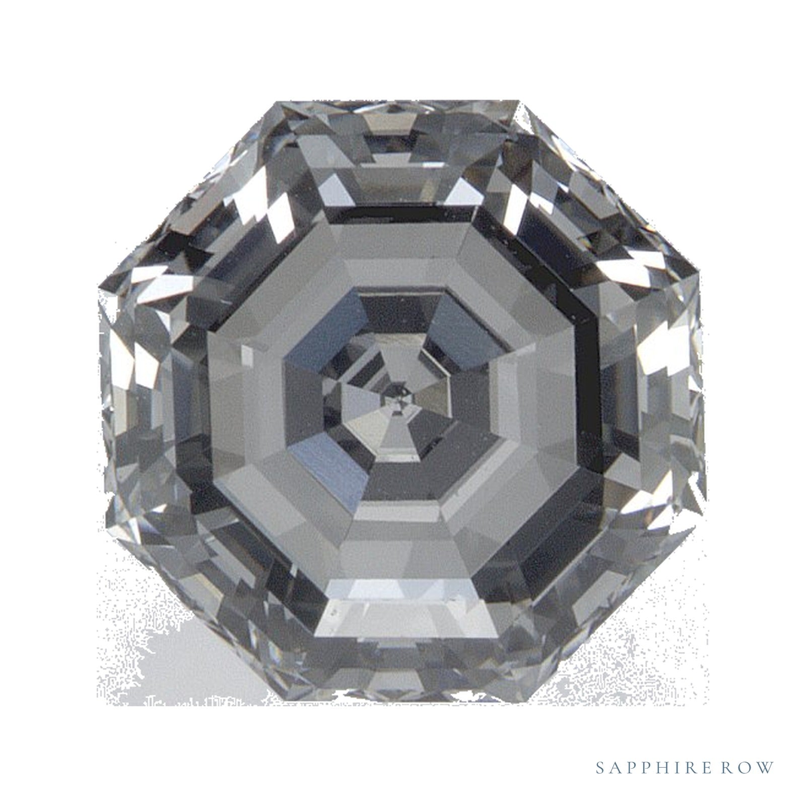 2.25 ct lab-grown diamond, octagon cut | Sapphire Row · cut4
