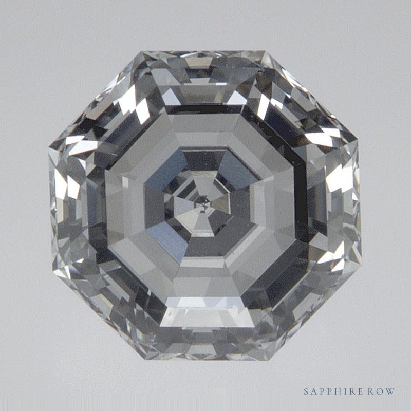 2.25 ct lab-grown diamond, octagon cut | Sapphire Row · cut6