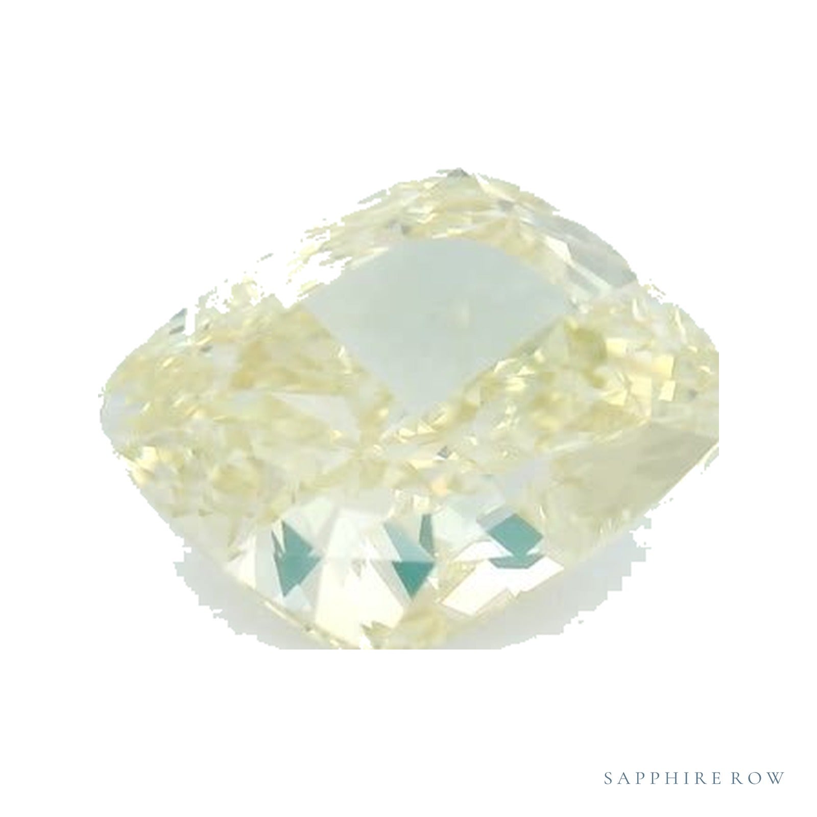 2.23 ct natural fancy yellow diamond, cushion cut | Sapphire Row · cut4