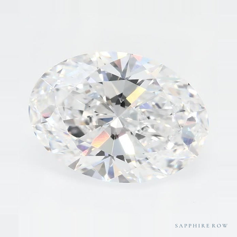2.23 ct lab-grown diamond, oval cut | Sapphire Row · cut6