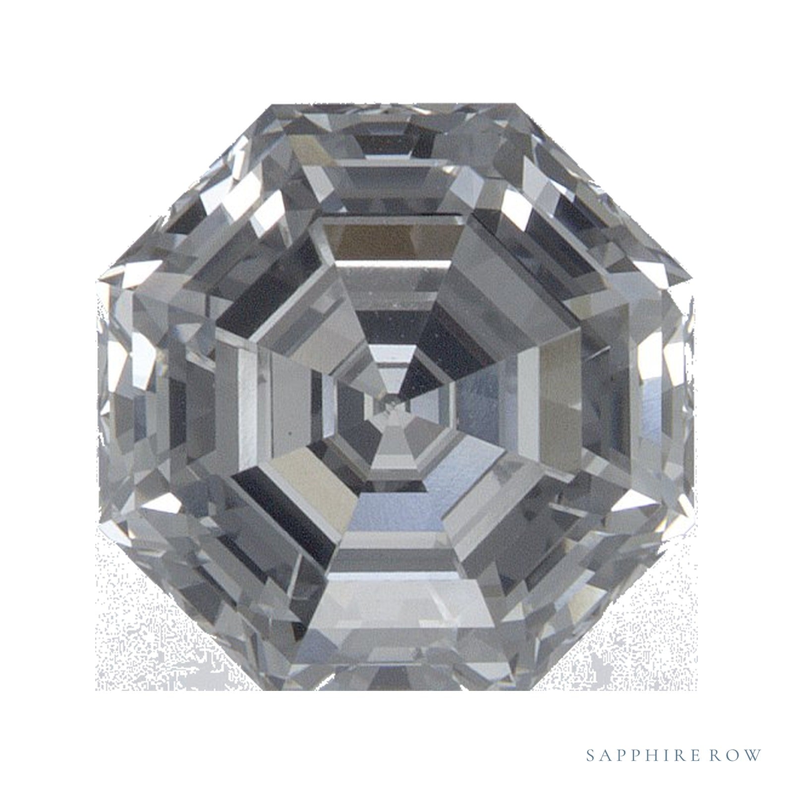 2.23 ct lab-grown diamond, octagon cut | Sapphire Row · cut4