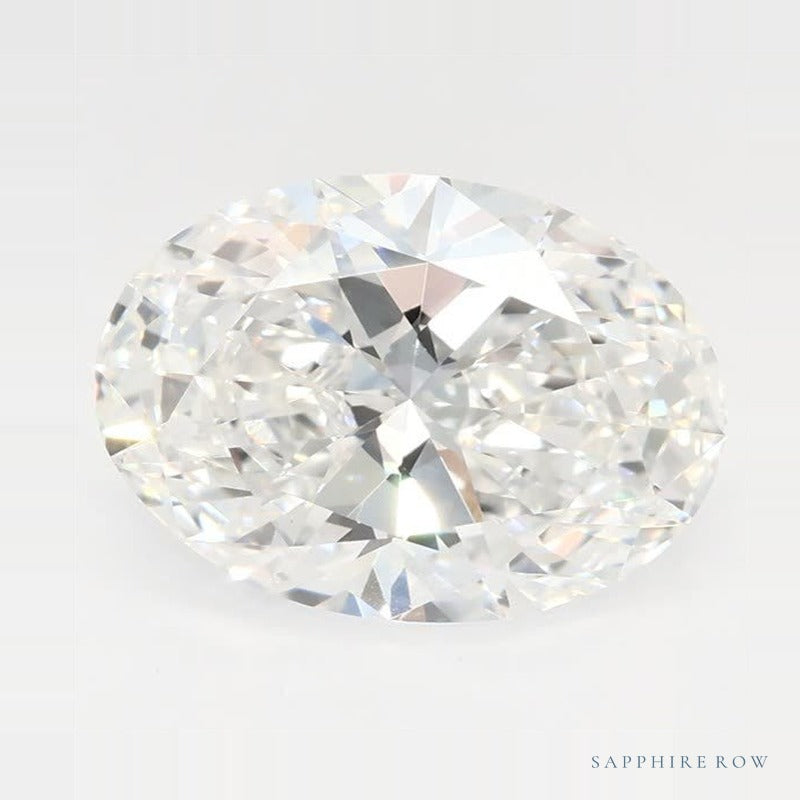 2.23 ct lab-grown diamond, oval cut | Sapphire Row · cut6