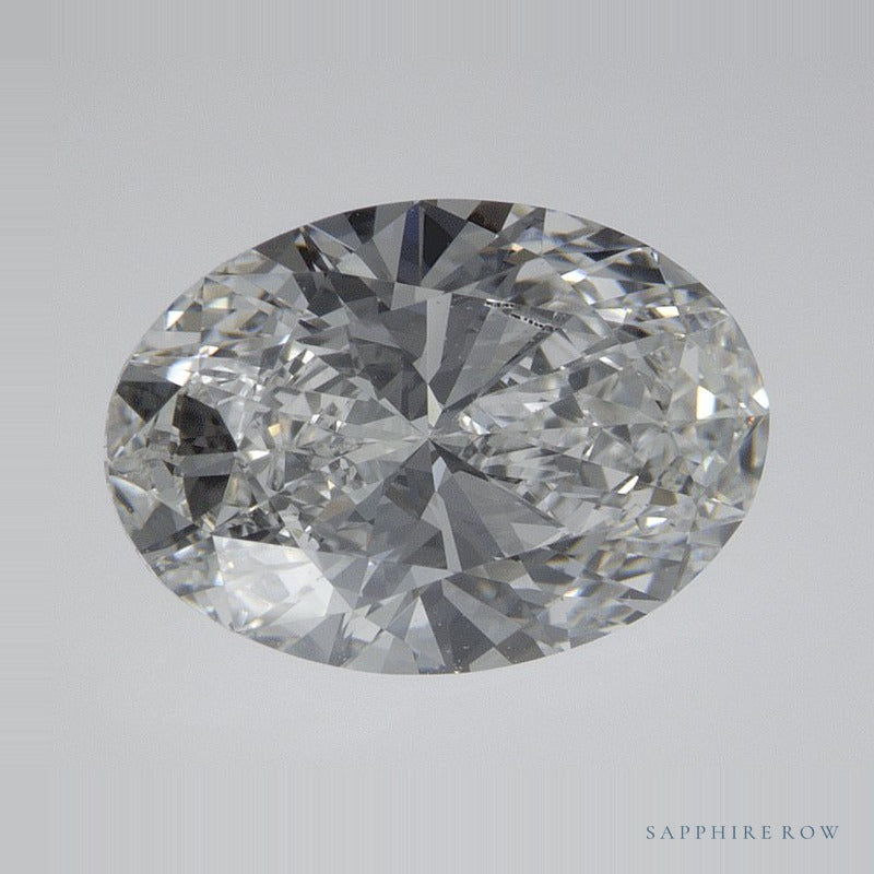 2.23 ct lab-grown diamond, oval cut | Sapphire Row · cut6
