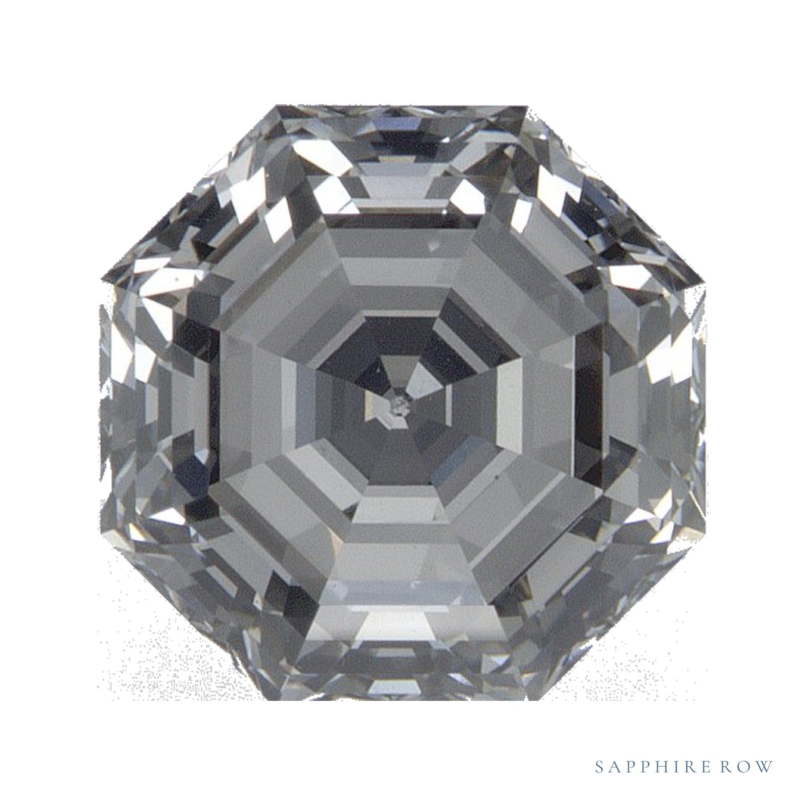 2.22 ct lab-grown diamond, octagon cut | Sapphire Row · cut4