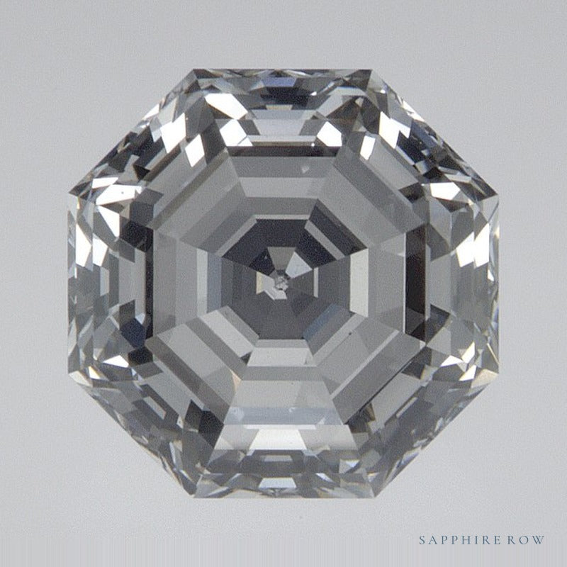 2.22 ct lab-grown diamond, octagon cut | Sapphire Row · cut6