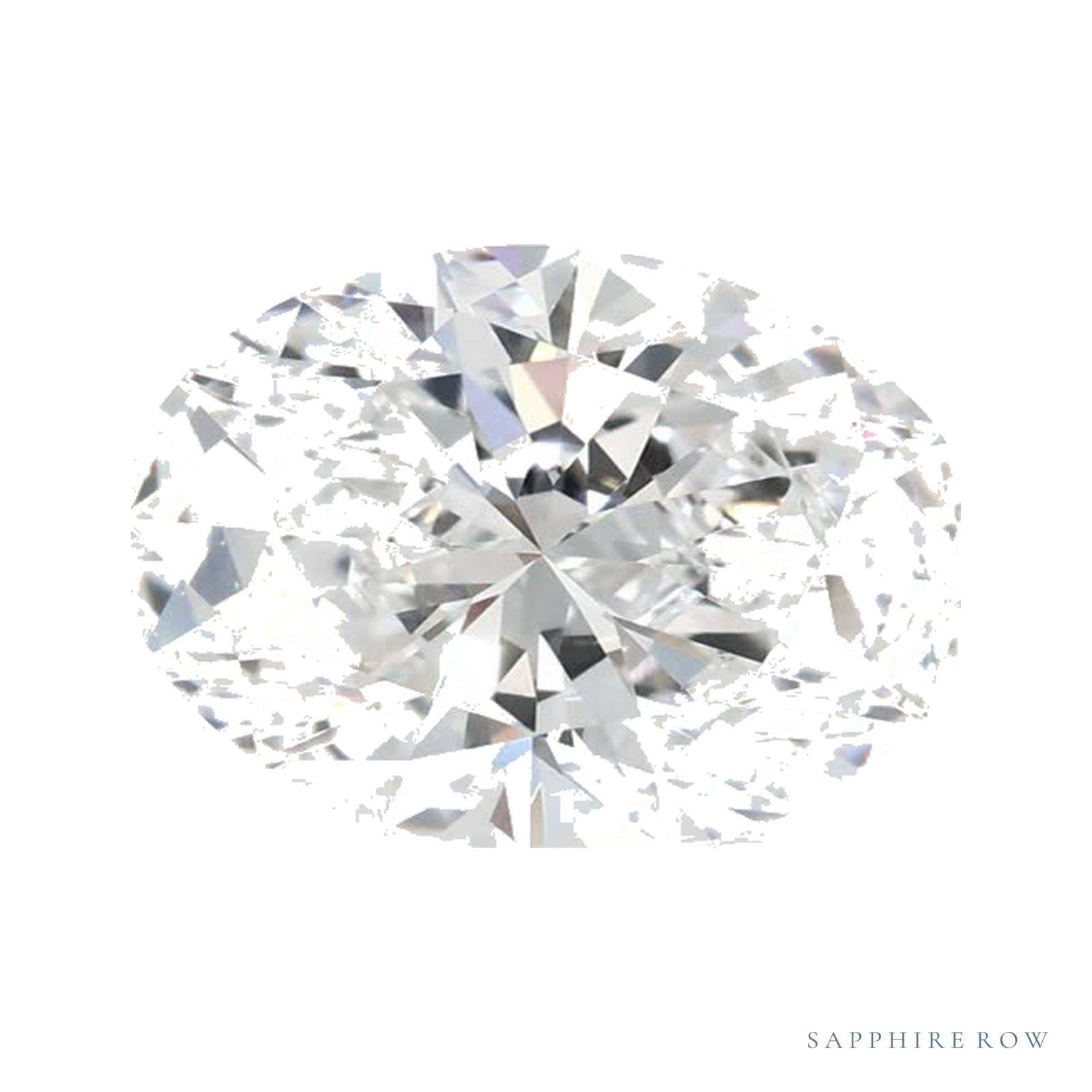 2.22 ct lab-grown diamond, oval cut | Sapphire Row · cut4