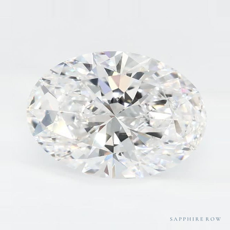2.22 ct lab-grown diamond, oval cut | Sapphire Row · cut6