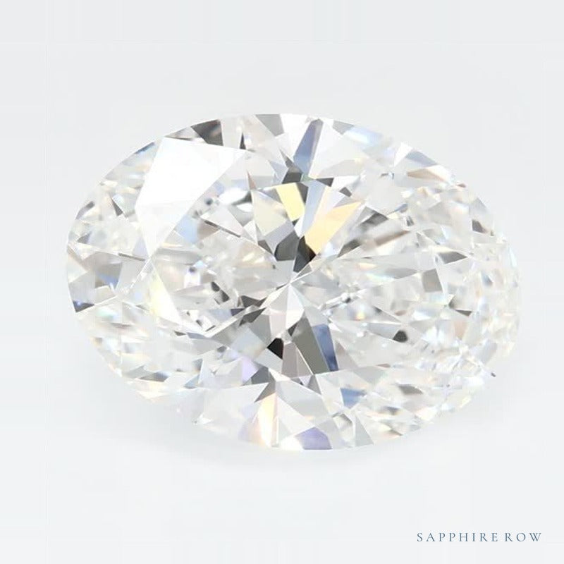 2.22 ct lab-grown diamond, oval cut | Sapphire Row · cut6