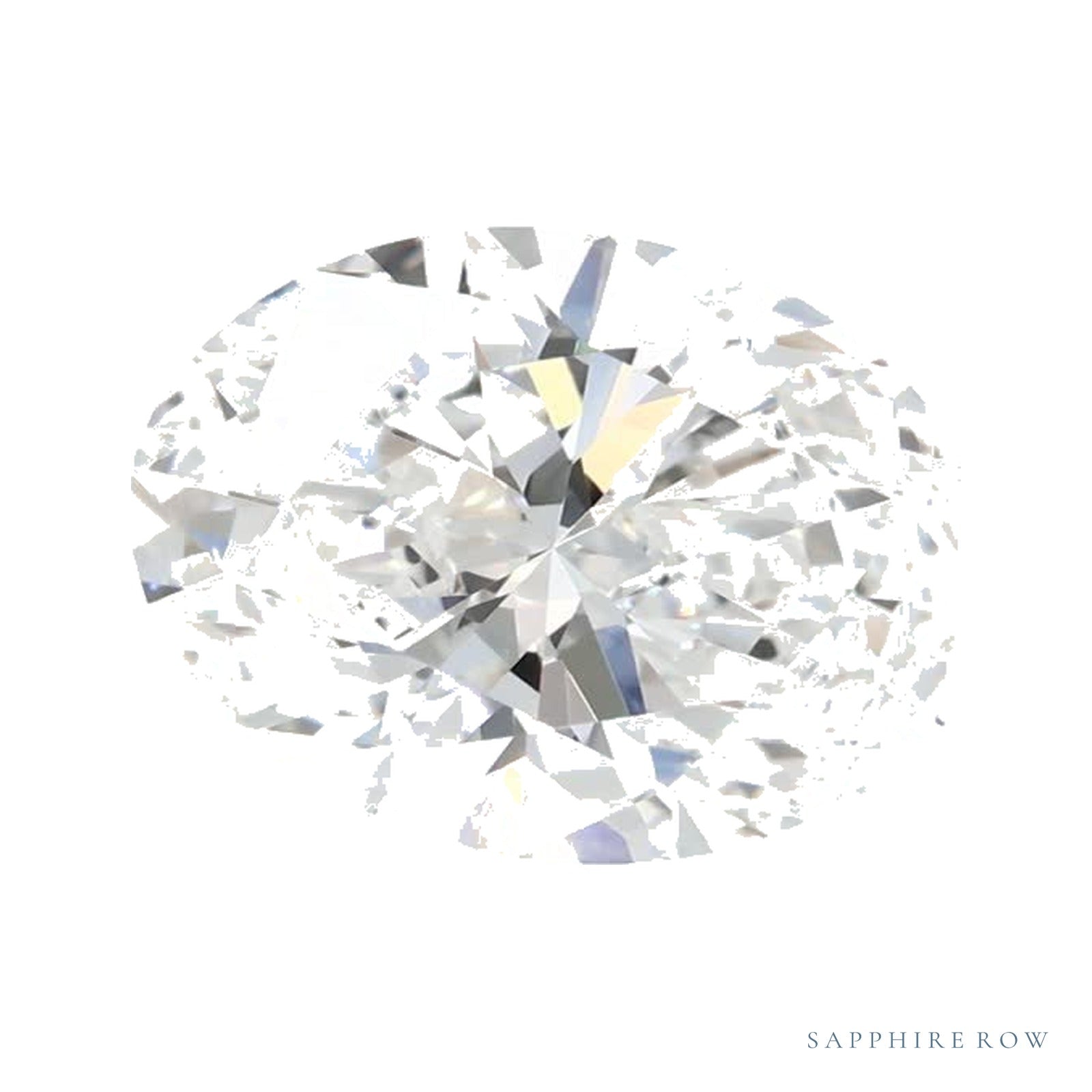2.22 ct lab-grown diamond, oval cut | Sapphire Row · cut4