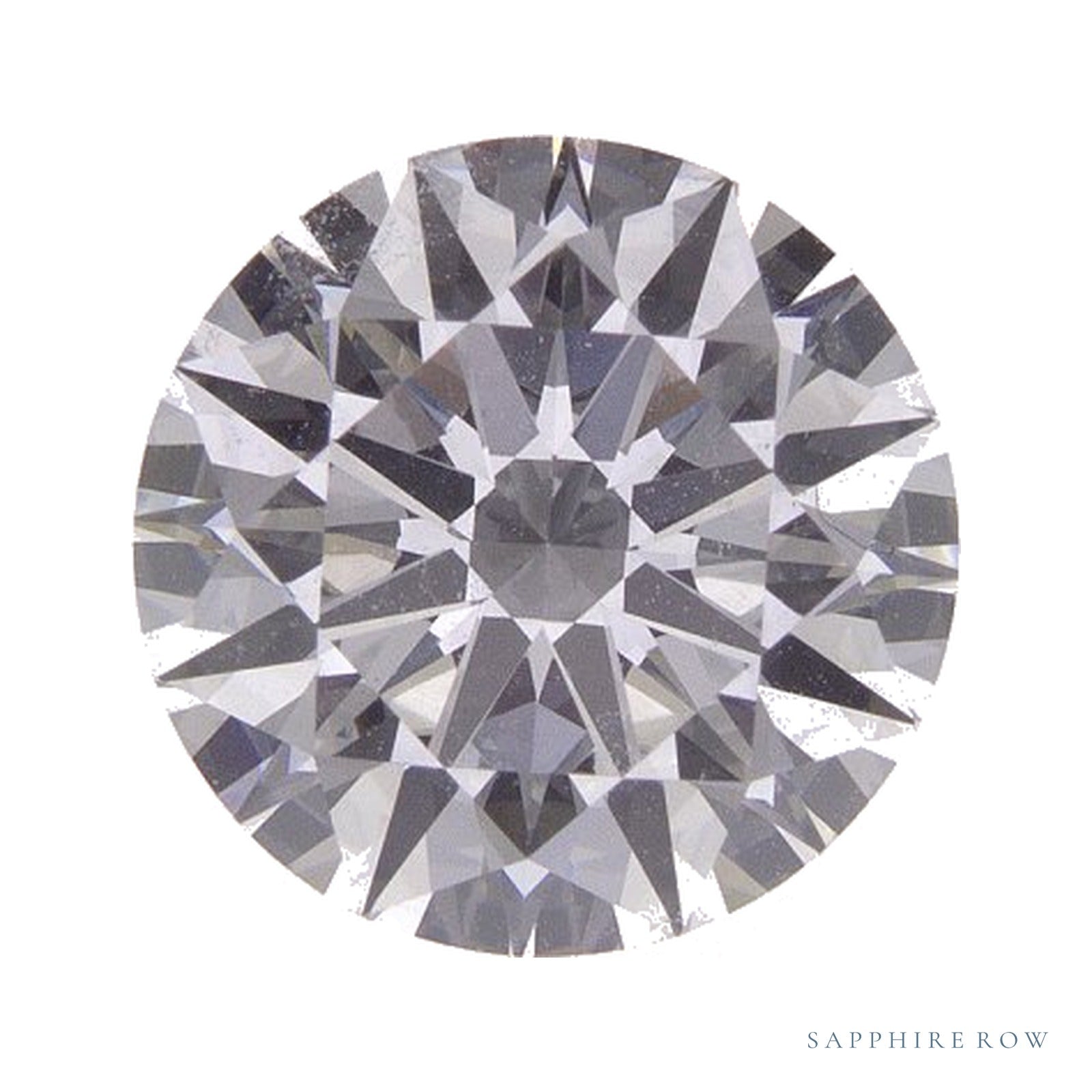 2.22 ct lab-grown diamond, round cut | Sapphire Row · cut4