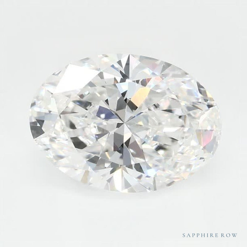 2.21 ct lab-grown diamond, oval cut | Sapphire Row · cut6