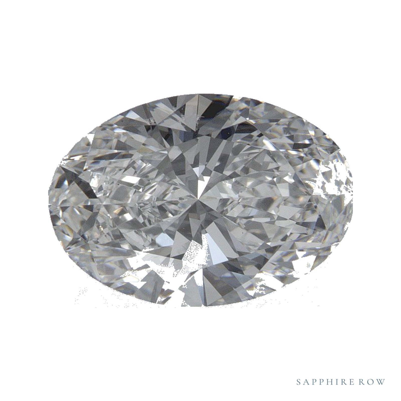 2.21 ct lab-grown diamond, oval cut | Sapphire Row · cut4